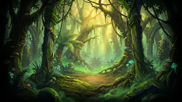 The Forest biome in Turbo Tap Masters