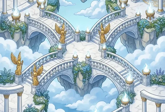 The Sky Citadel biome in Turbo Tap Masters