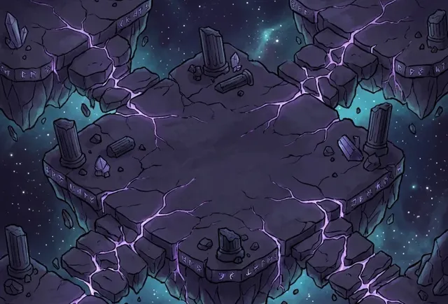 The Void biome in Turbo Tap Masters
