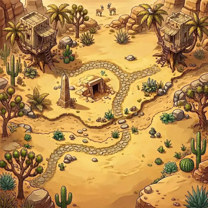 The Canyon biome in Turbo Tap Masters