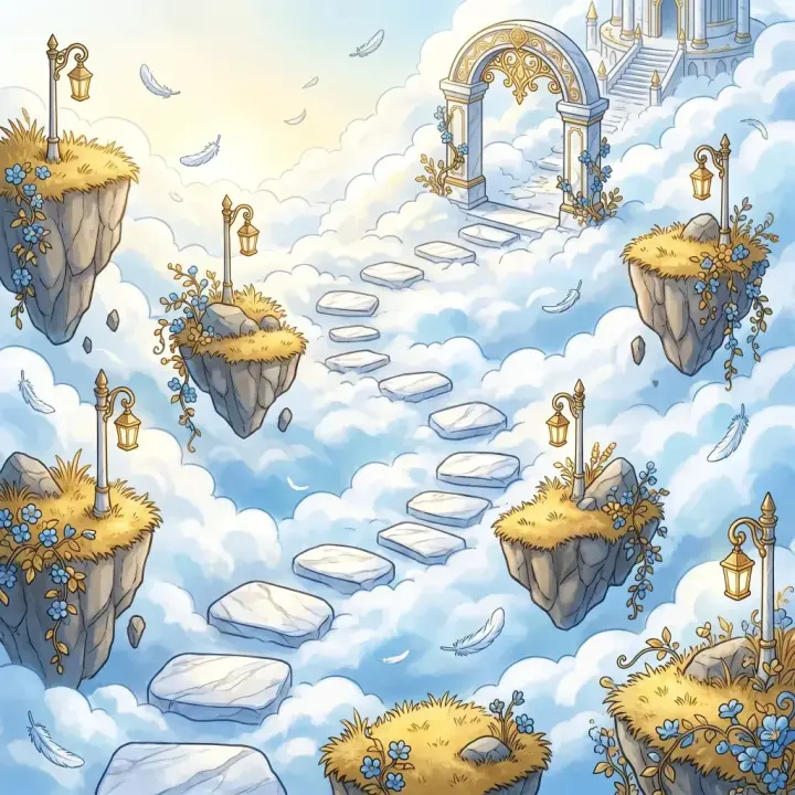 The Sky Citadel biome in Turbo Tap Masters