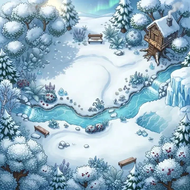The Tundra biome in Turbo Tap Masters