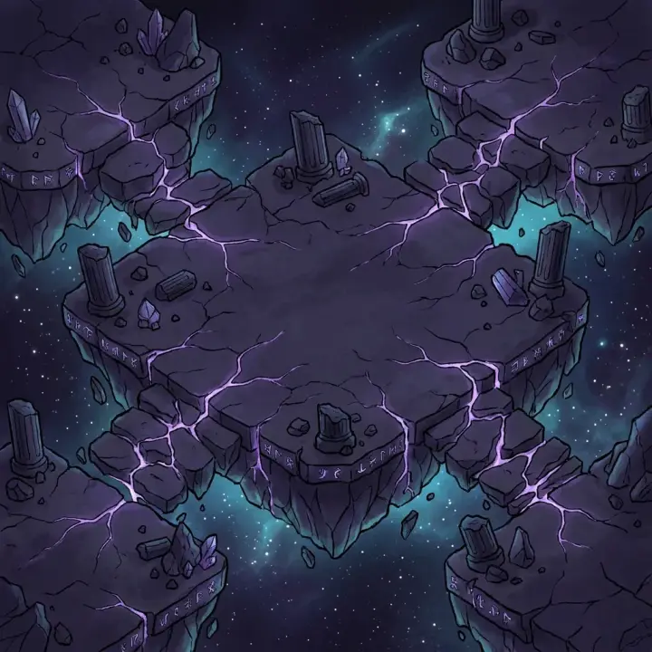 The Void biome in Turbo Tap Masters