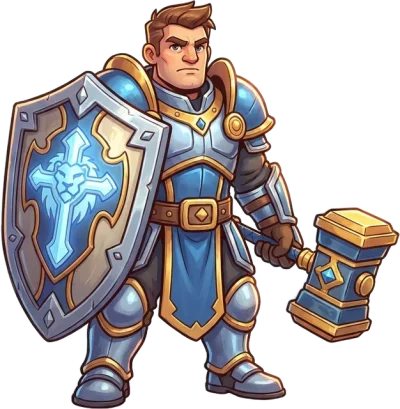 Paladin, a class in Turbo Tap Masters