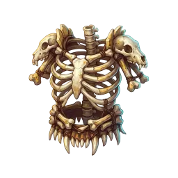 Bone Shell, a Common armor piece in Turbo Tap Masters