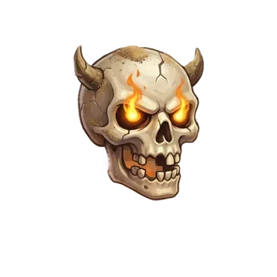 Skull card